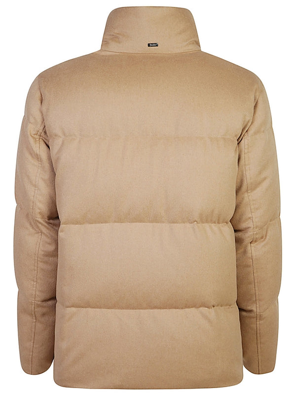 Beige High-Neck Padding