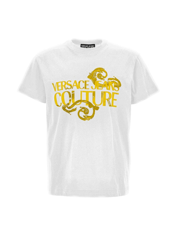 Baroque Logo Printing Short Sleeve T-Shirt