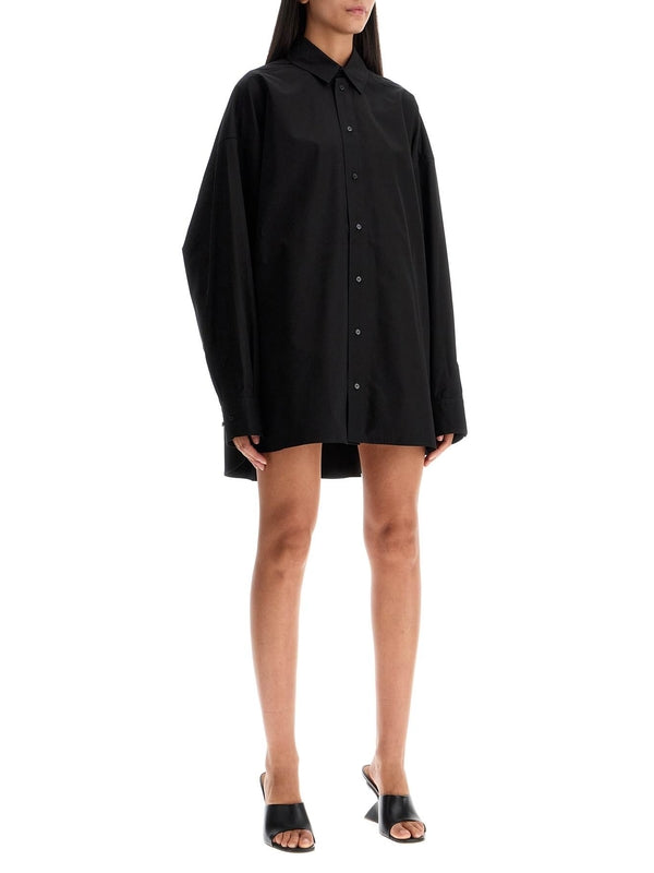 Cotton Shirt Mini Dress