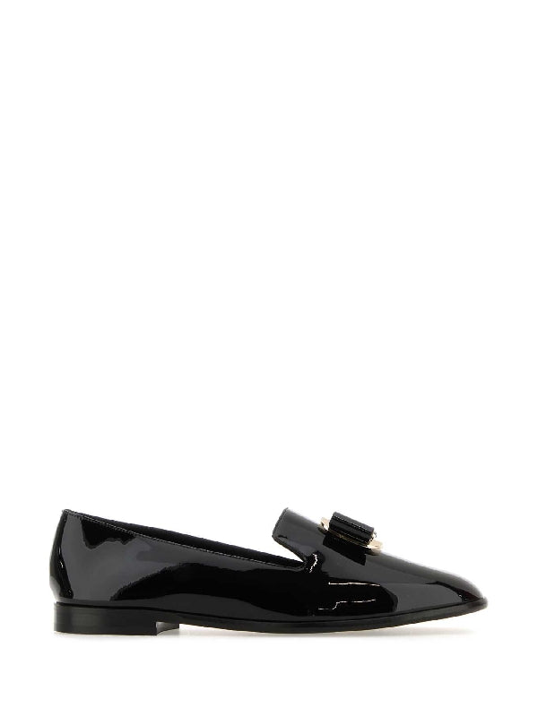 Vara Bow Leather Loafers