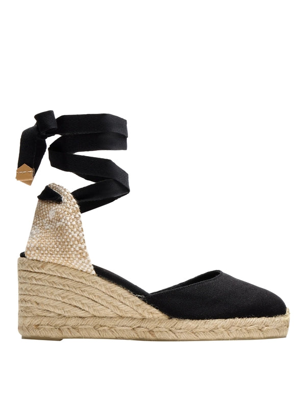 Castañer Black Espadrille Sandals