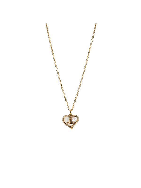 Orb Logo Heart Necklace