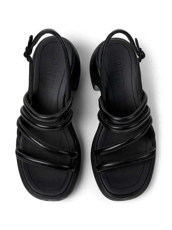 Camper Black Sandals Heel