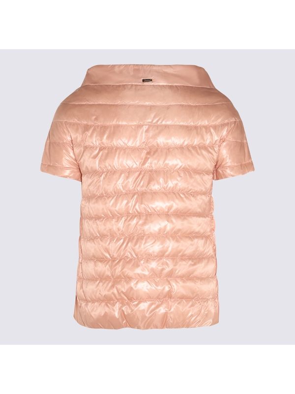 Pink Nylon Short Sleeve Padding