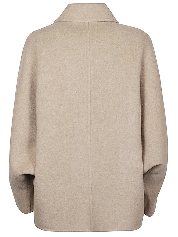 Wool Cashmere Double Peacoat