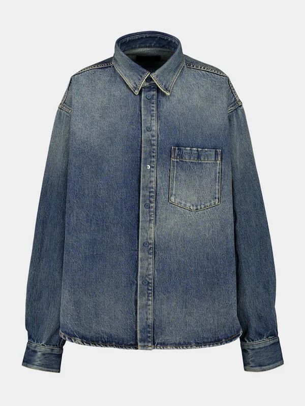 Vintage Washing Denim Shirt