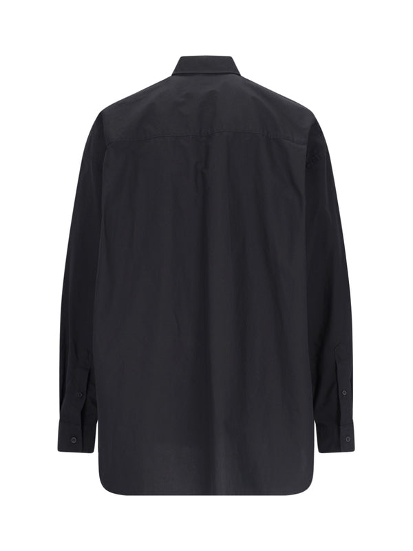 BALENCIAGA - BB Logo Cotton Shirt - Jente