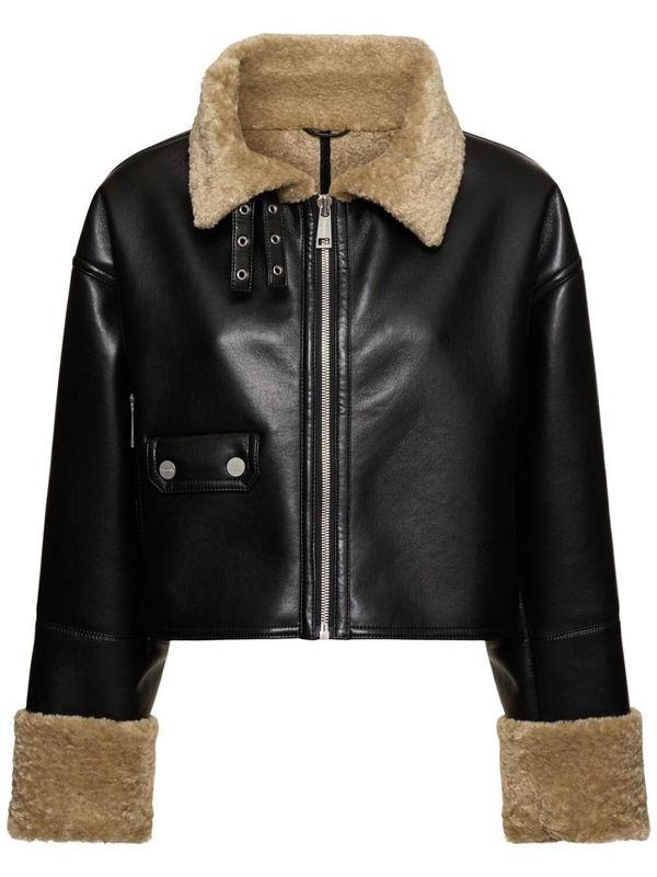 Jemma
  Shearling Cropped Jacket