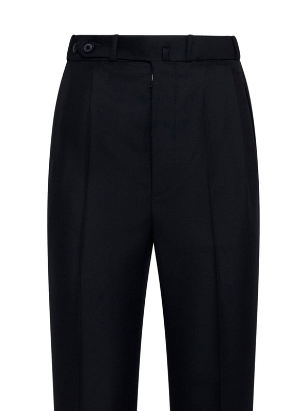 Back Stitch Wool Tailored
  Pants