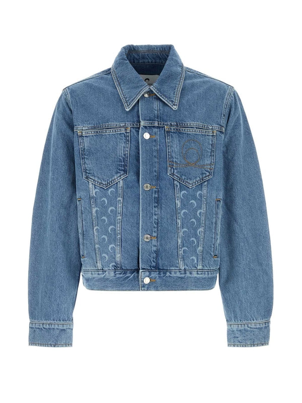 Marine Serre Blue Trucker