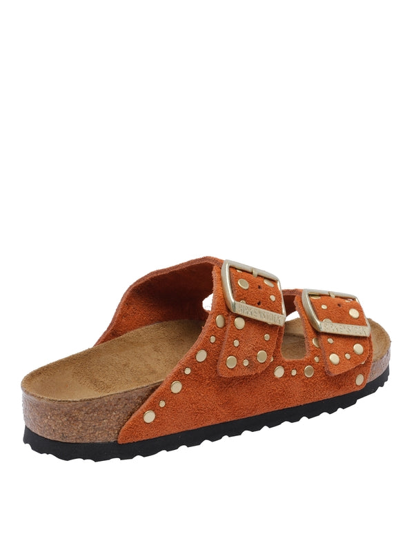 Arizona Buckle Suede Sandals