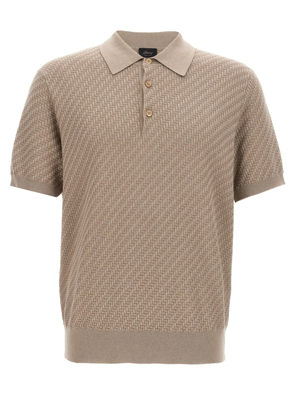 Knit Short
  Sleeve Polo Shirt