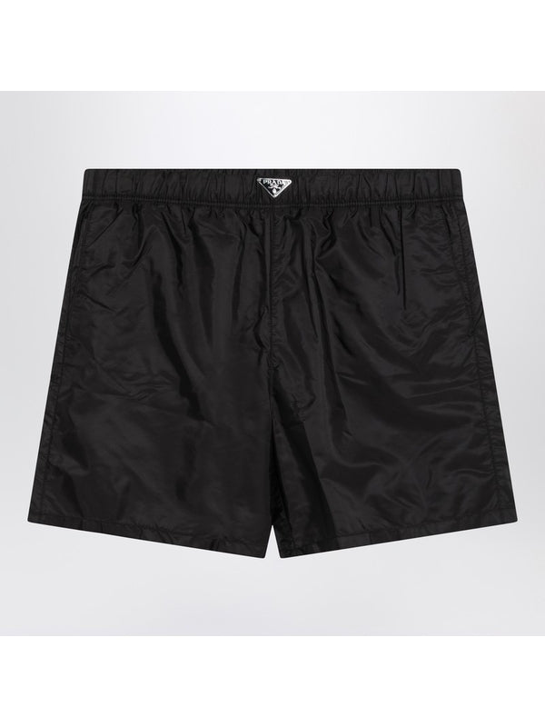 Re-nylon Triangle Logo Swim Shorts