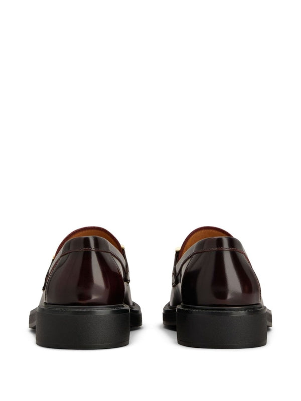 Tod'S Burgundy Loafers