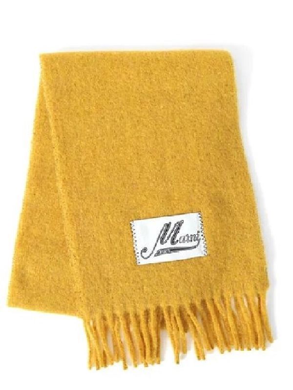 Brushed Alpaca Logo Label Muffler