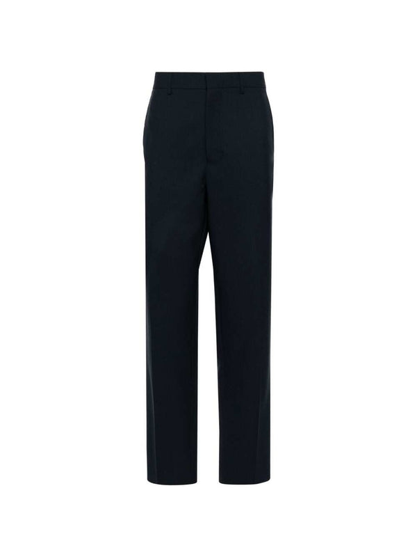 ストレートウールパンツ