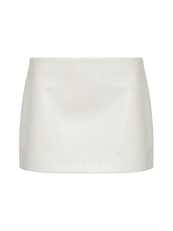 Leather Mini Skirt