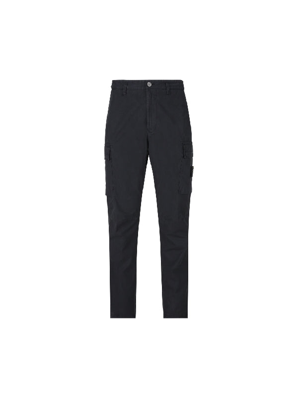 STONE ISLAND - Wappen Patch Stretch Cargo Pants - Jente