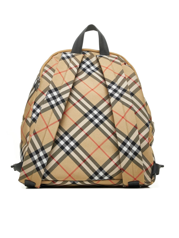 Ekd Check Pattern Backpack