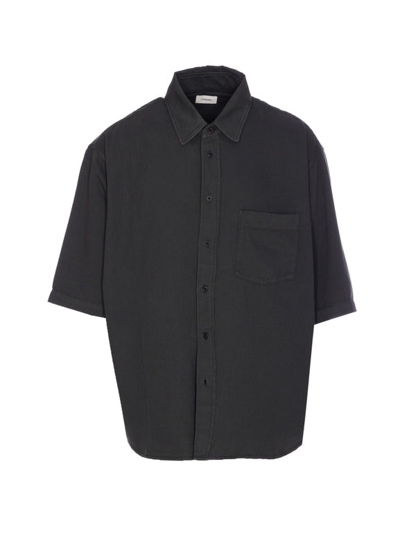 Chest Pocket Cotton Short Sleeve Shirt