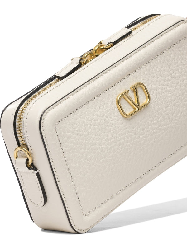 Alltime Metal Logo Leather Mini Shoulder Bag