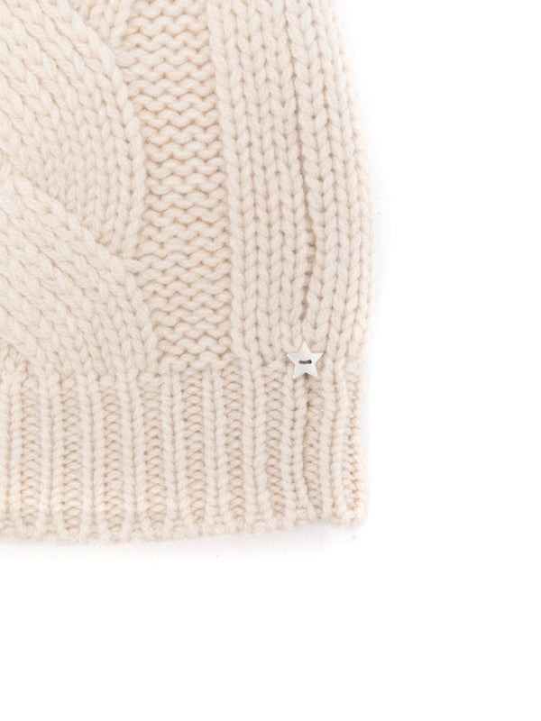 Cable Wool Blend Beanie