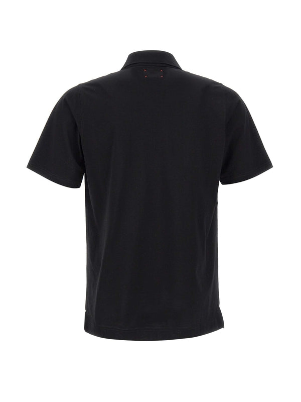 Kiton Black Polo Shirts