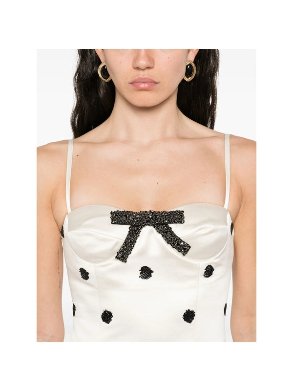 Polka-Dot Print Dress