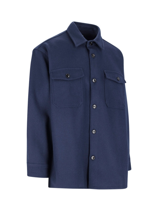 Wool Blend Overshirt