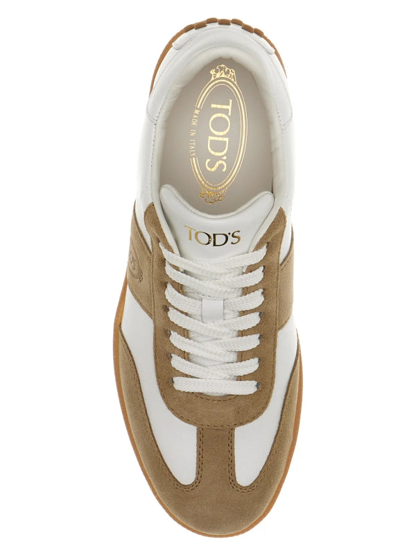 Tod'S White Low Top Sneakers