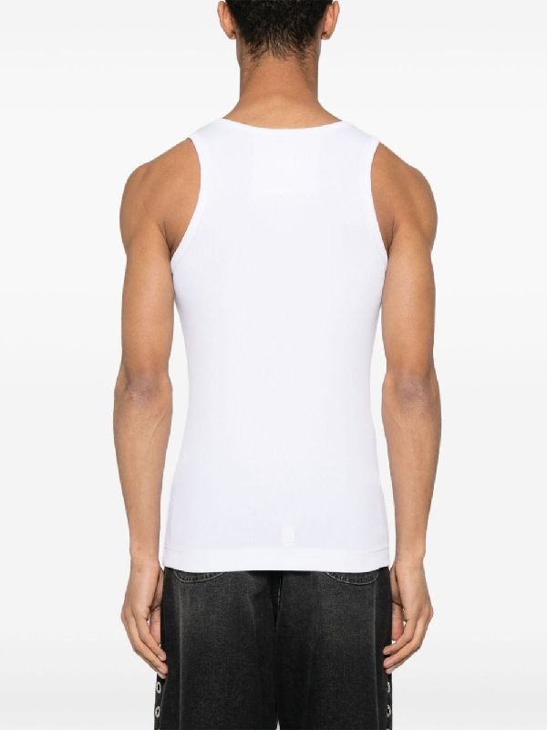 4g Logo Hem Sleeveless Top