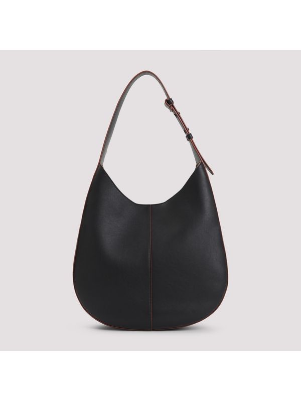 Di Logo Leather Shoulder Bag
