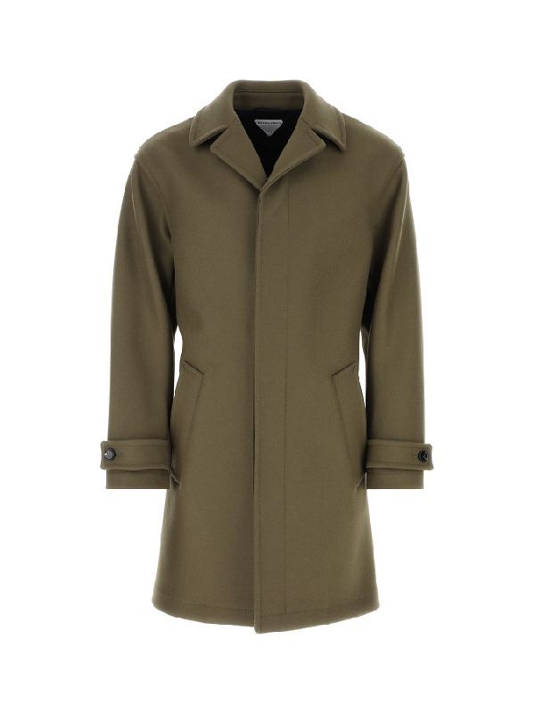 Single-breasted Wool Coat