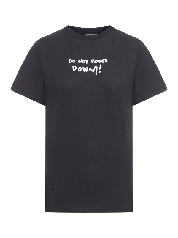 Slogan Logo Cotton T-Shirt
