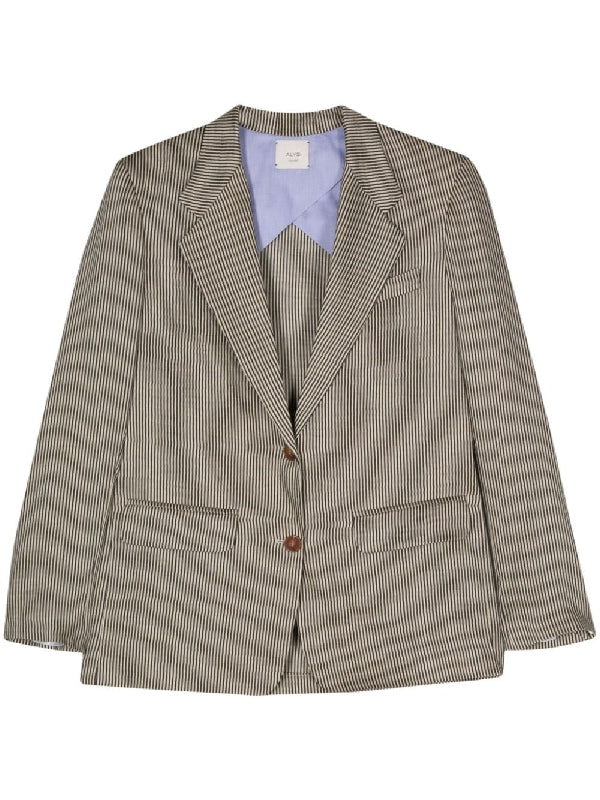 Pinstripe
  Single Breasted Jacket