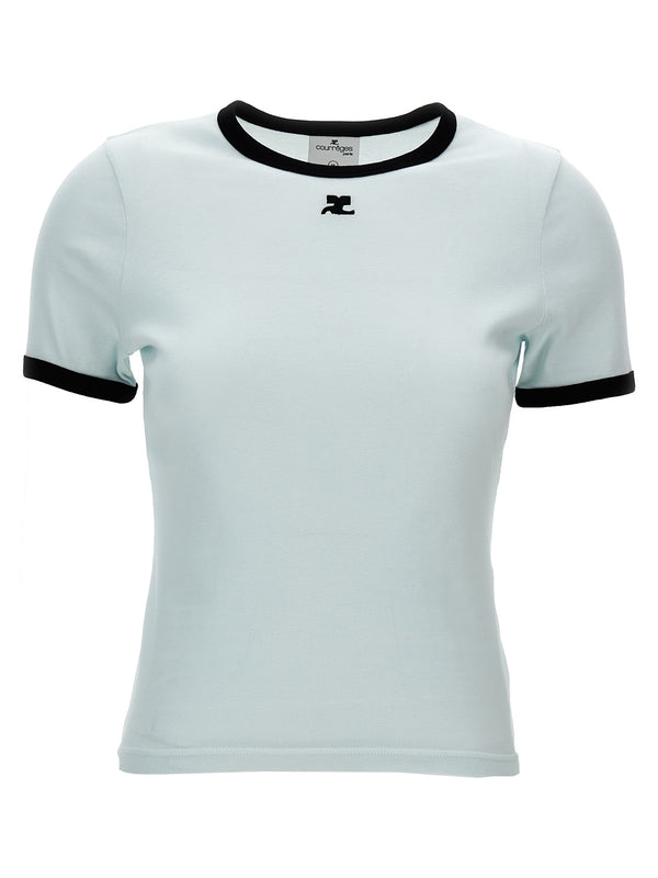 コントラスト半袖Tシャツ