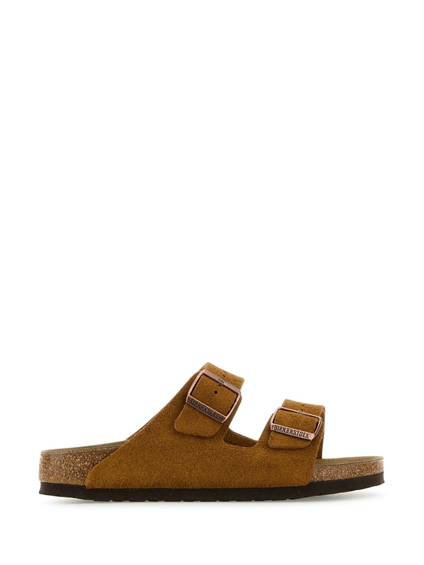 Arizona Buckle Suede Sandals