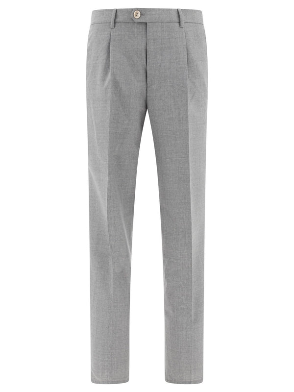 Classic Straight Wool Pants