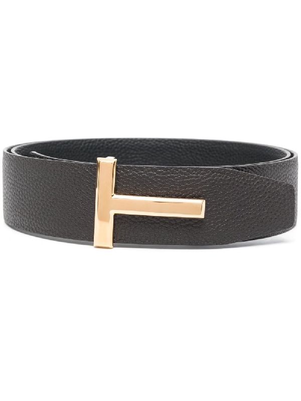 T-Line Brown Leather Belt