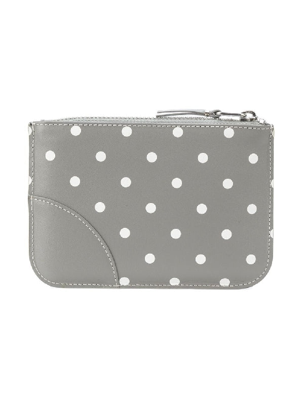 Polka Dot Pattern Zip Coin Wallet