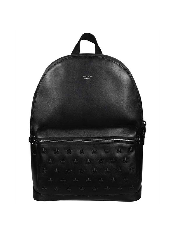 Star Stud Leather Backpack