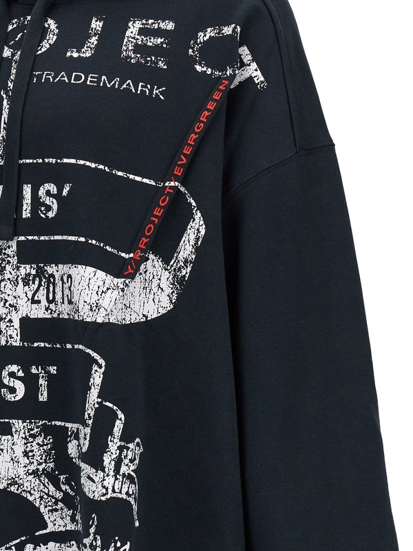 Paris Vintage Printed Hoodie