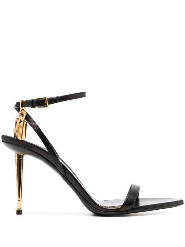 Tom Ford Black Sandal Heels