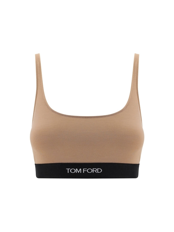 Waist Logo Banding Bra