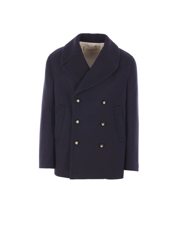 Valentino Navy Coats