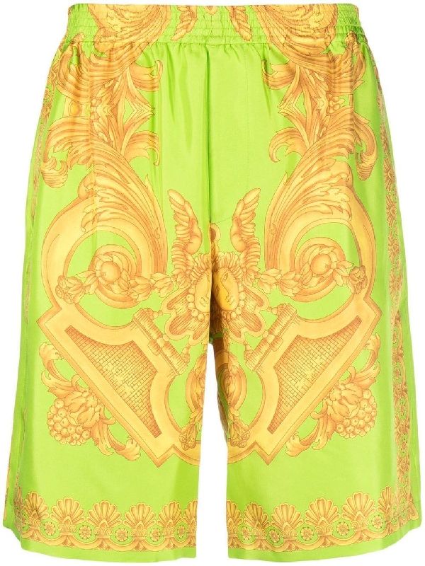 Baroque Printing Bermuda Shorts