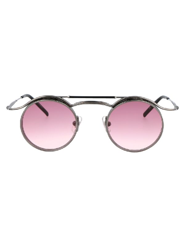 2903h Double Bridge Round Sunglasses