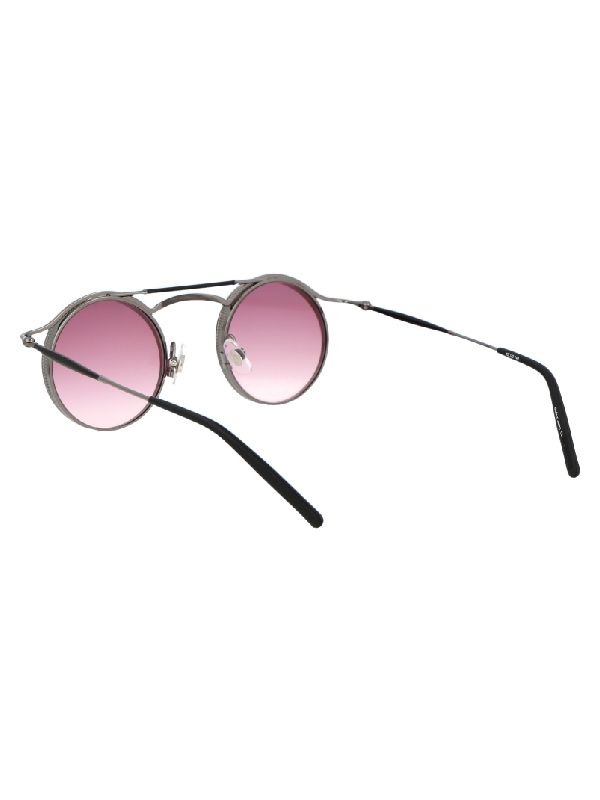 2903h Double Bridge Round Sunglasses