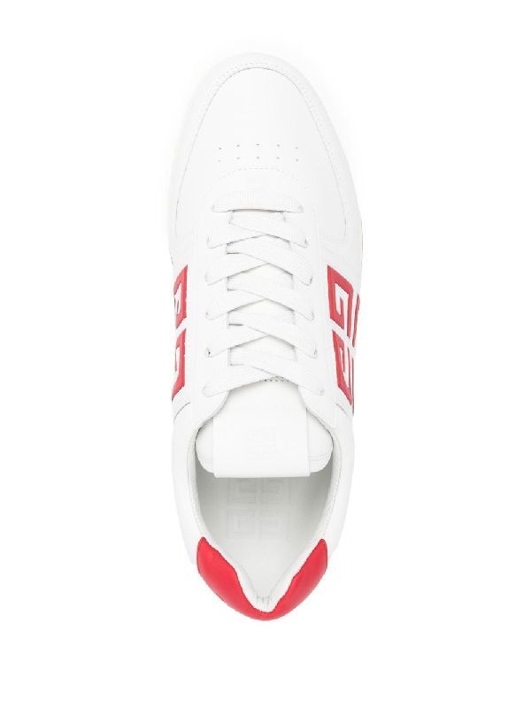 4g Logo Leather Sneakers