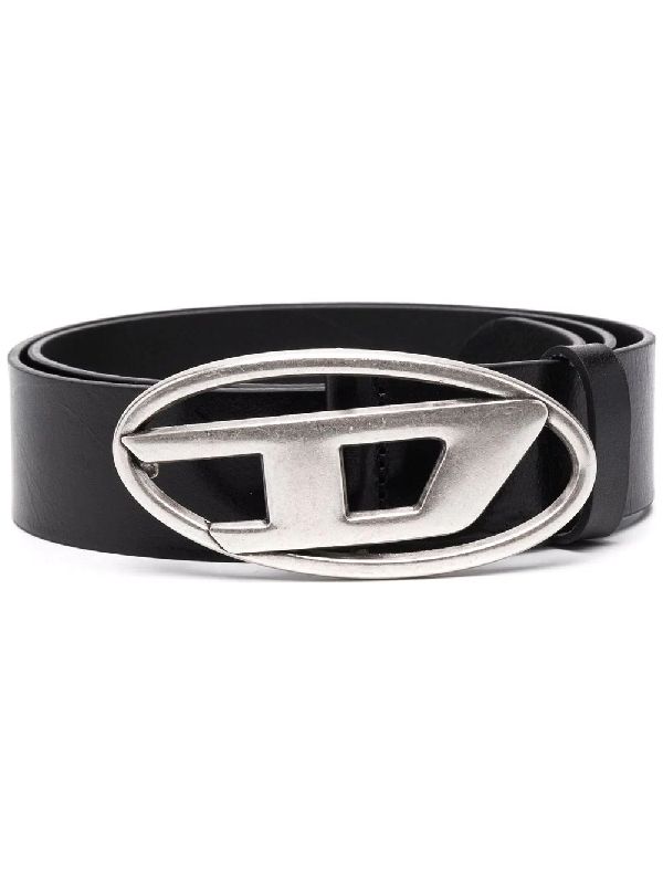 B 1dr Logo Buckle Leather Belt - jentestore_global